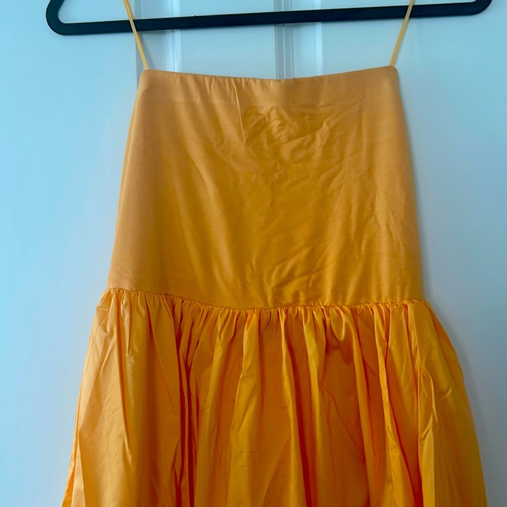 Mix Media Tube Ankle Dress from Dynamite